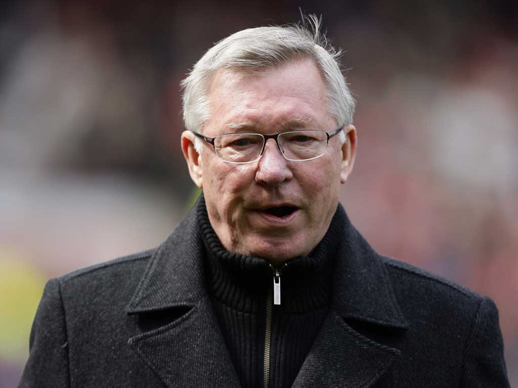 Sir Alex Ferguson has demanded that a defiant message be sent to his club's rivals. 'We're not going away, and I'm not either'