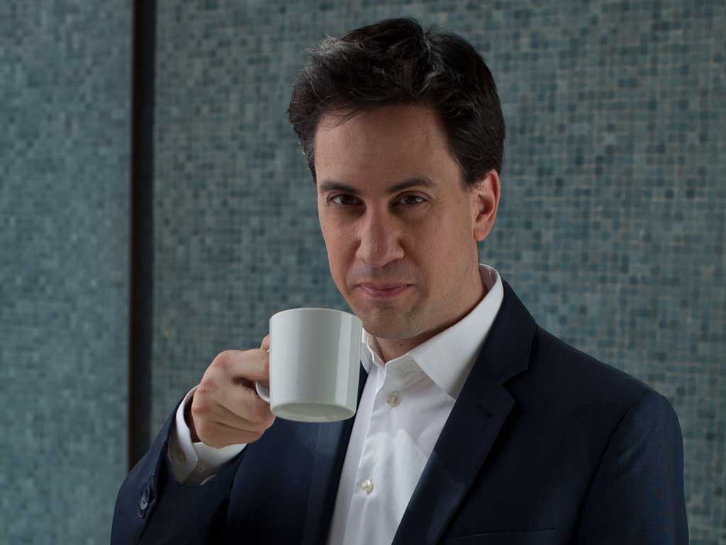 Refreshed: Ed Miliband in London yesterday. The Labour leader could invite his brother, David, to join the Shadow Cabinet