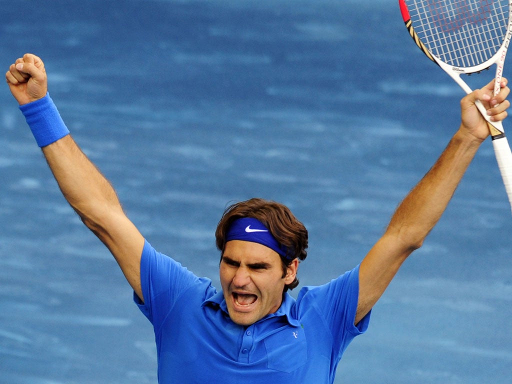 Roger Federer takes the place of Rafael Nadal as world No 2