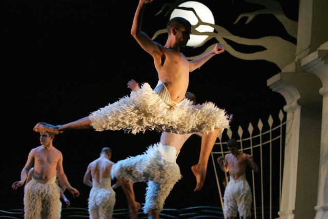 Winging it: a performance of Matthew Bourne's version of 'Swan Lake'
