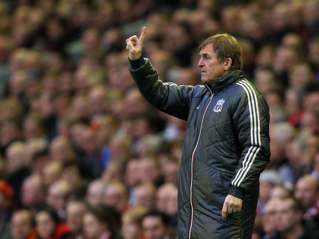 Liverpool manager Kenny Dalglish