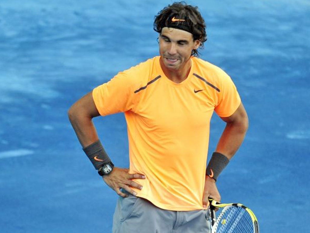 RAFAEL NADAL: The Spaniard insists dropping outside the world
top two will not affect his focus