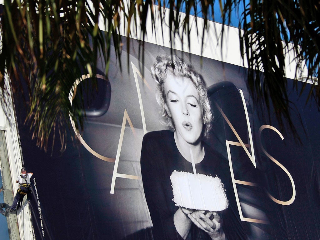 The official poster at Cannes Film Festival features Marilyn Monroe