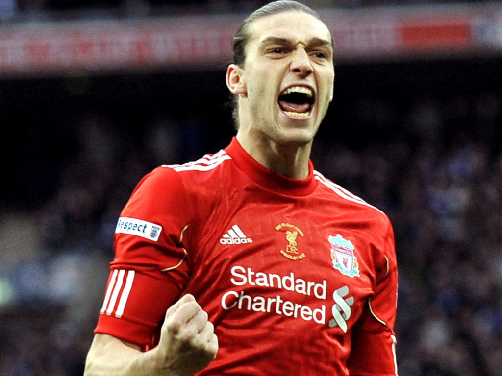 Roy Hodgson has chosen the Liverpool striker Andy Carroll for his England squad