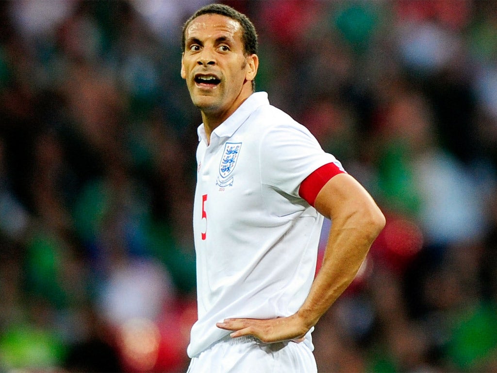 Rio Ferdinand will end his career without going to a single Euros