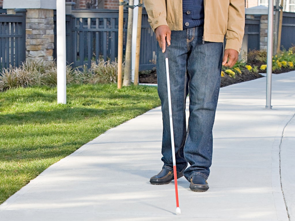 Researchers envisage being able to construct futuristic visors for the blind