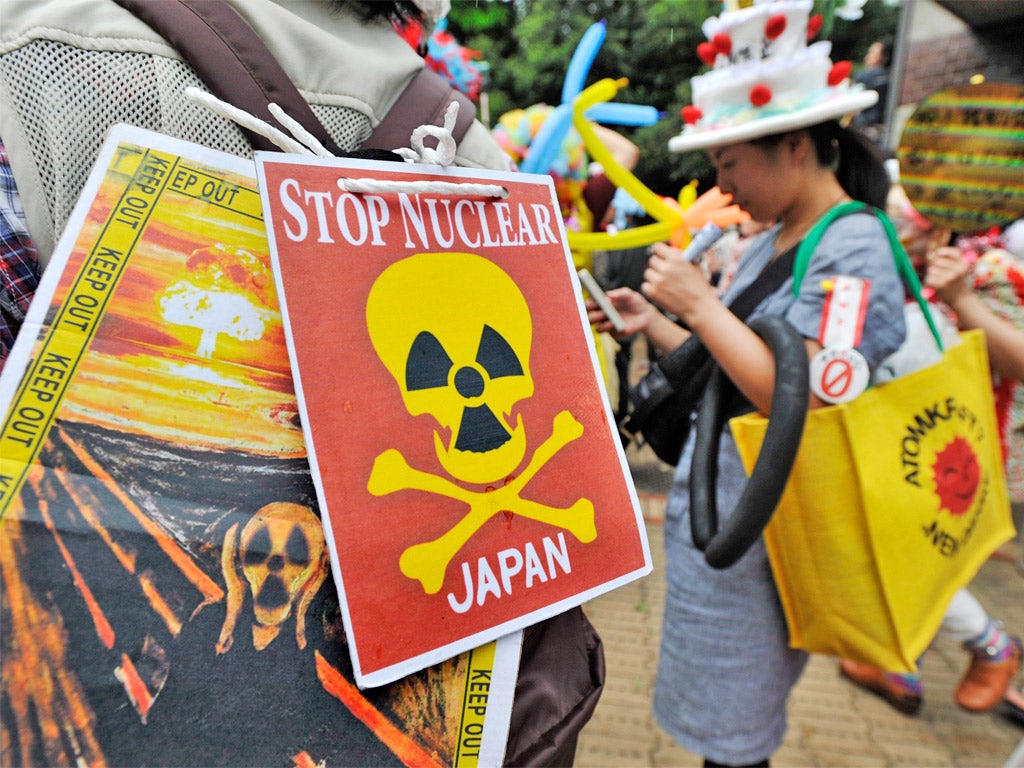 Protests against nuclear power in Tokyo