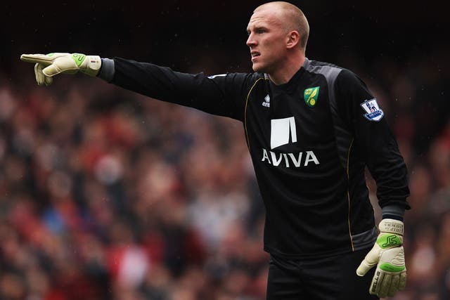 <b>John Ruddy (Norwich)</b><br/>
<b>Age</b> 25<br/>
<b>Caps</b> 0<br/>
<b>England moment:</b> Uncapped at any level of English football.