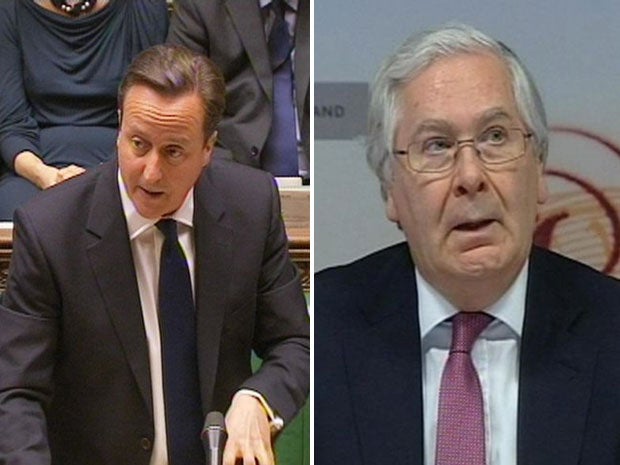 David Cameron and Sir Mervyn King led an attack on a lack of progress in tackling the eurozone crisis today