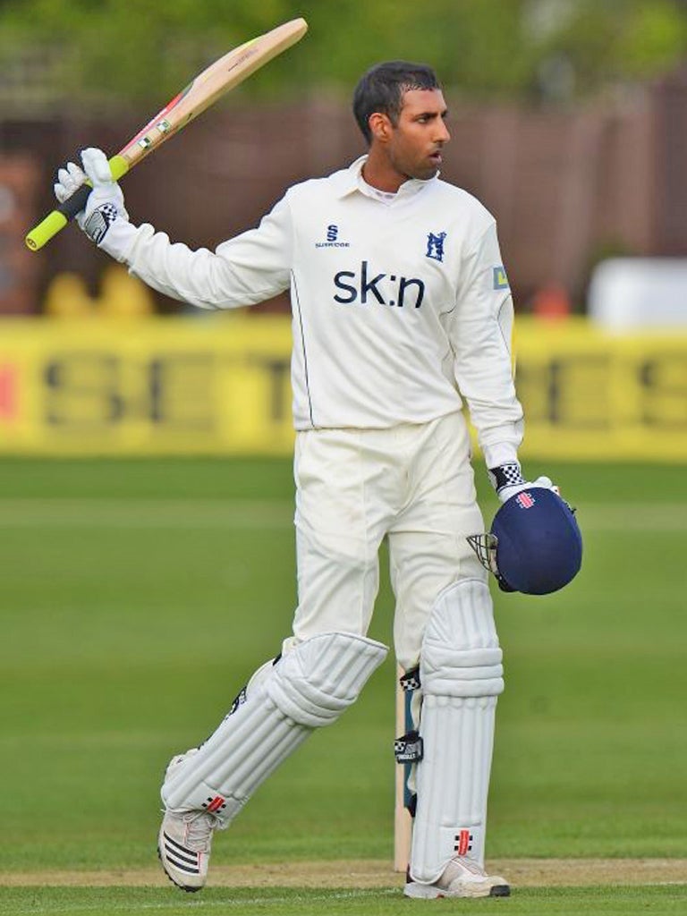 Varun Chopra struck his ninth first-class century after being dropped on 51