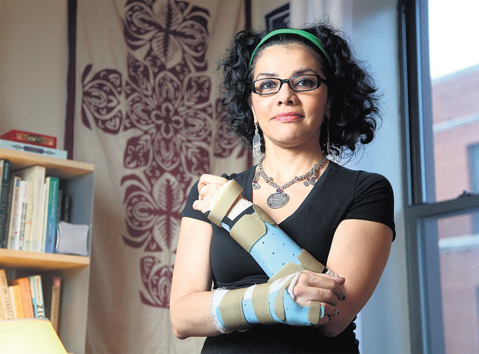 Mona Eltahawy is recovering the use of her hands in New York