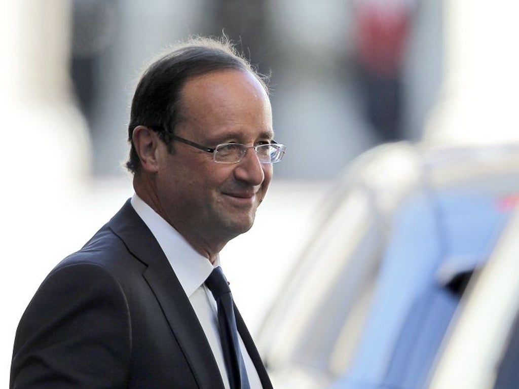 The French President, François Hollande, will meet the Prime Minister at a G8 summit tomorrow