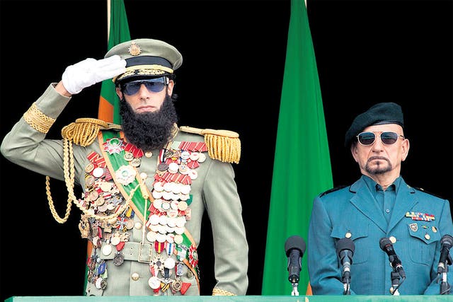 Tyrant: Sacha Baron Cohen and Ben Kingsley star in the comedy ‘The Dictator’