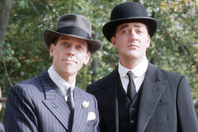 Hugh Laurie and Stephen Fry together in <i>Jeeves and Wooster</i> in 1993