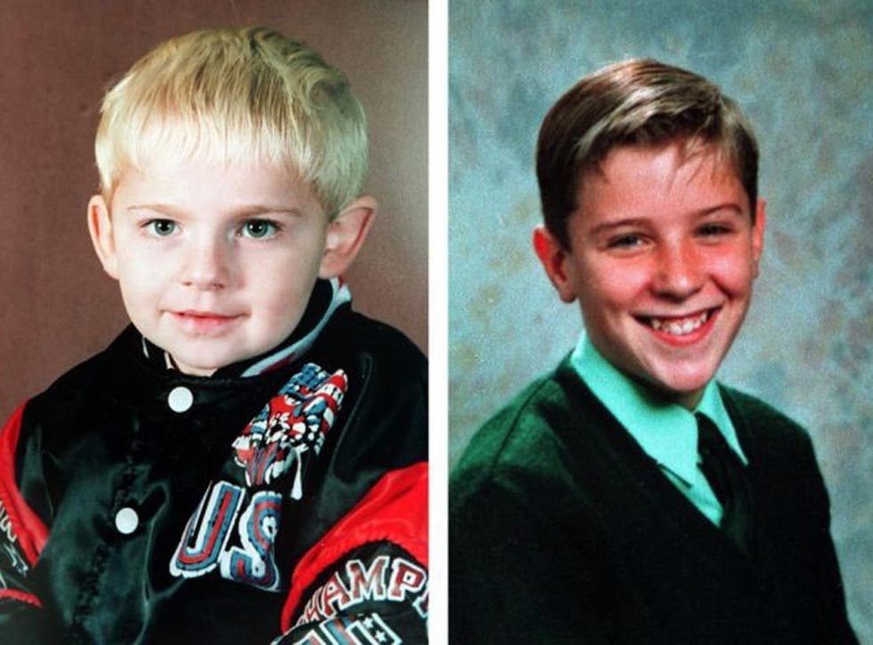 Three-year-old Johnathan Ball and 12-year-old Tim Parry were both killed by two small bombs placed in litter bins on the street