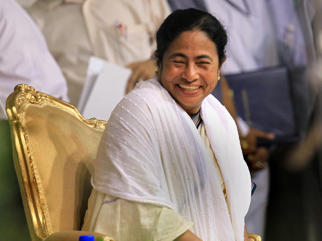 In her first year in office Mamata Bannerjee has struggled with an
inherited budget deficit and been accused of authoritarianism