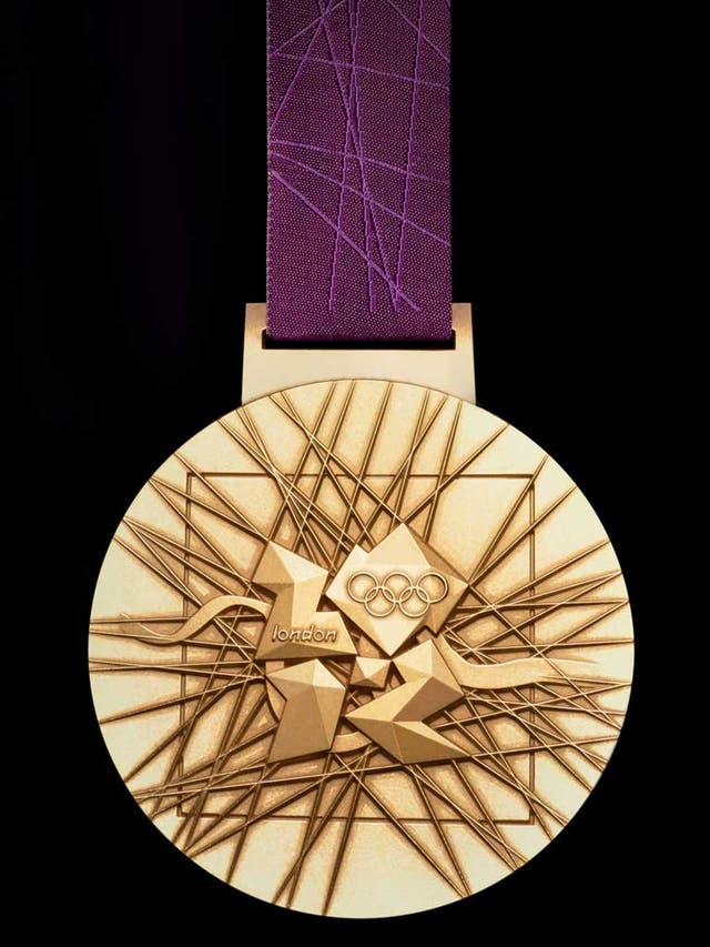An Olympic medal, which is being produced at the Royal Mint in South Wales