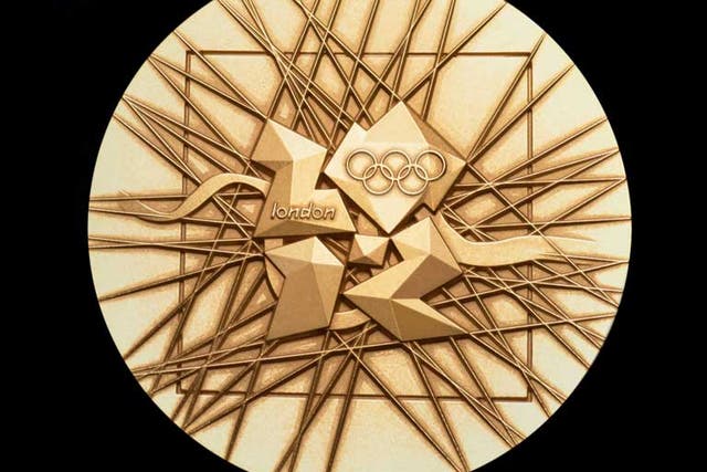 An Olympic medal, which is being produced at the Royal Mint in South Wales