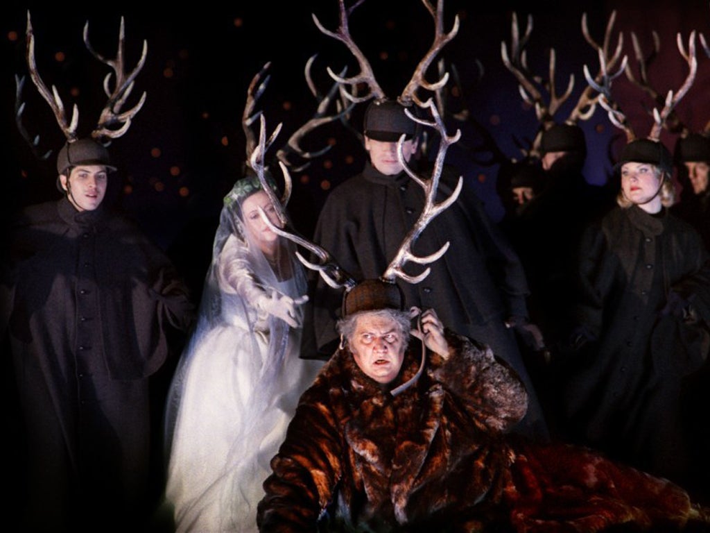 Ambrogio Maestri's Falstaff in the ROH production of Verdi's opera