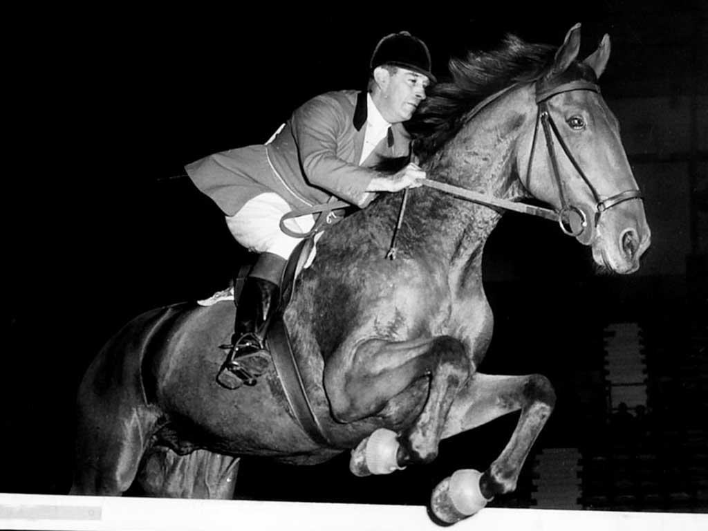 The ride stuff: Harry Llewellyn and Foxhunter, who won Britain's last show-jumping gold medal in 1952