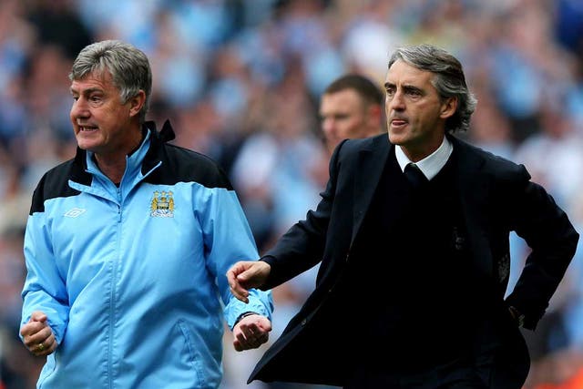 Brian Kidd (left) will take charge of City for tonight's match