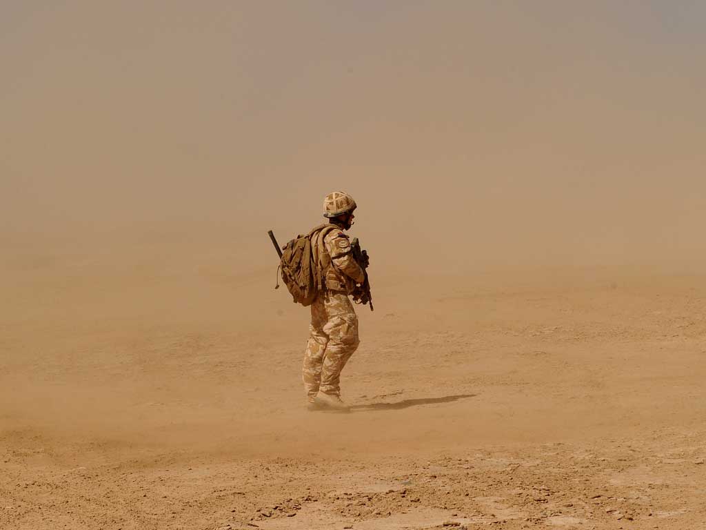 Isolated: British soldiers will carry on in Helmand as US troops leave