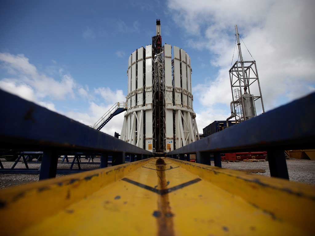 The fracking plant in Lancashire which has been blamed for earth tremors