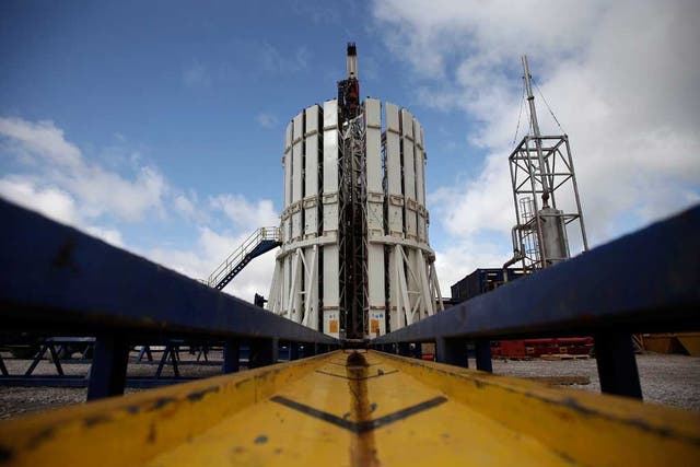 The fracking plant in Lancashire which has been blamed for earth tremors