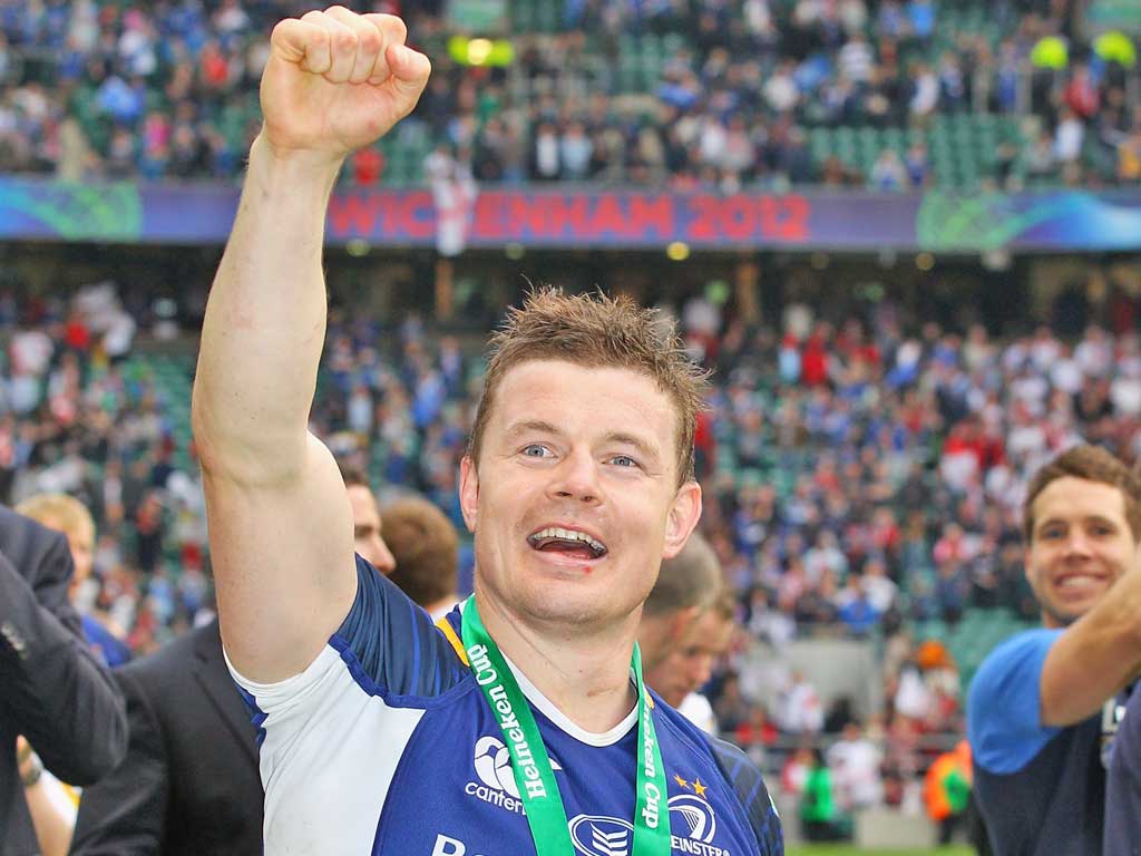 Brian O’Driscoll led Leinster to their third Heineken Cup in four years