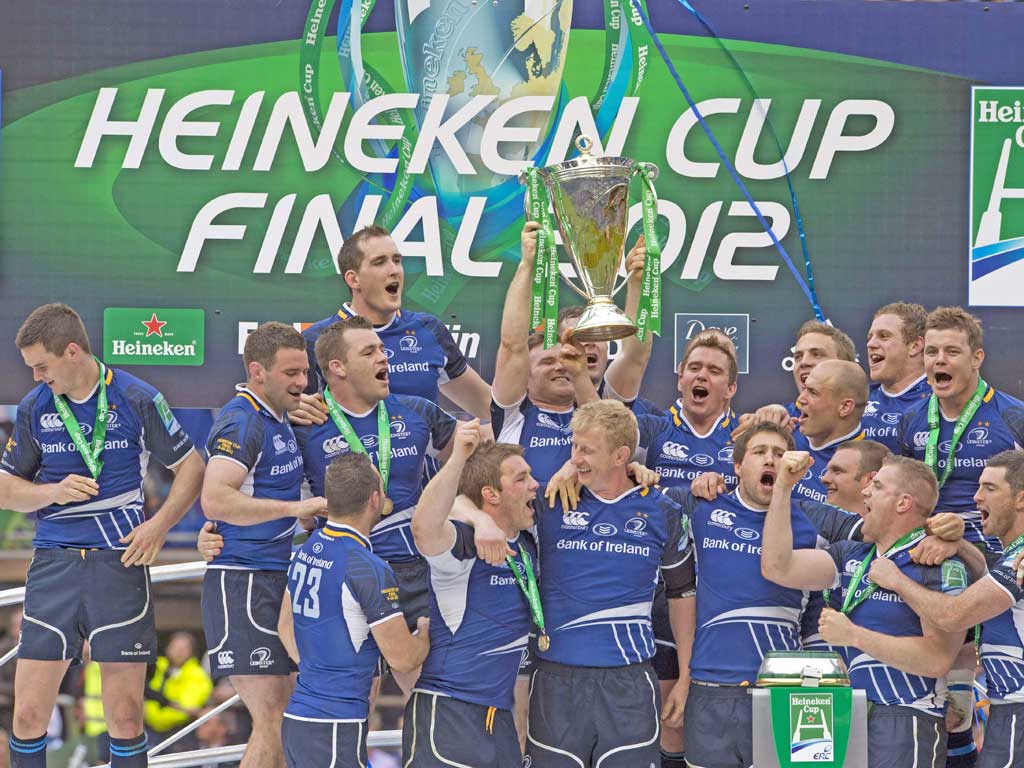 Leinster celebrate another Heineken Cup