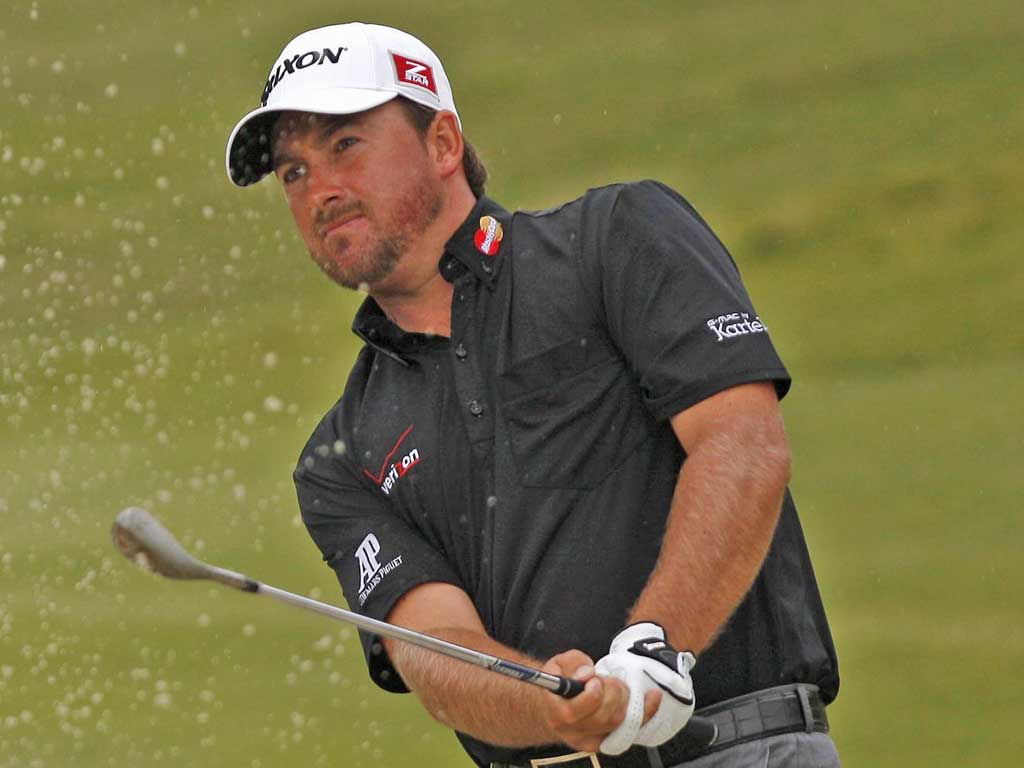 Graeme McDowell of Northern Ireland missed victory as Nicolas Colsaerts becomes the Volvo World Match champion yesterday