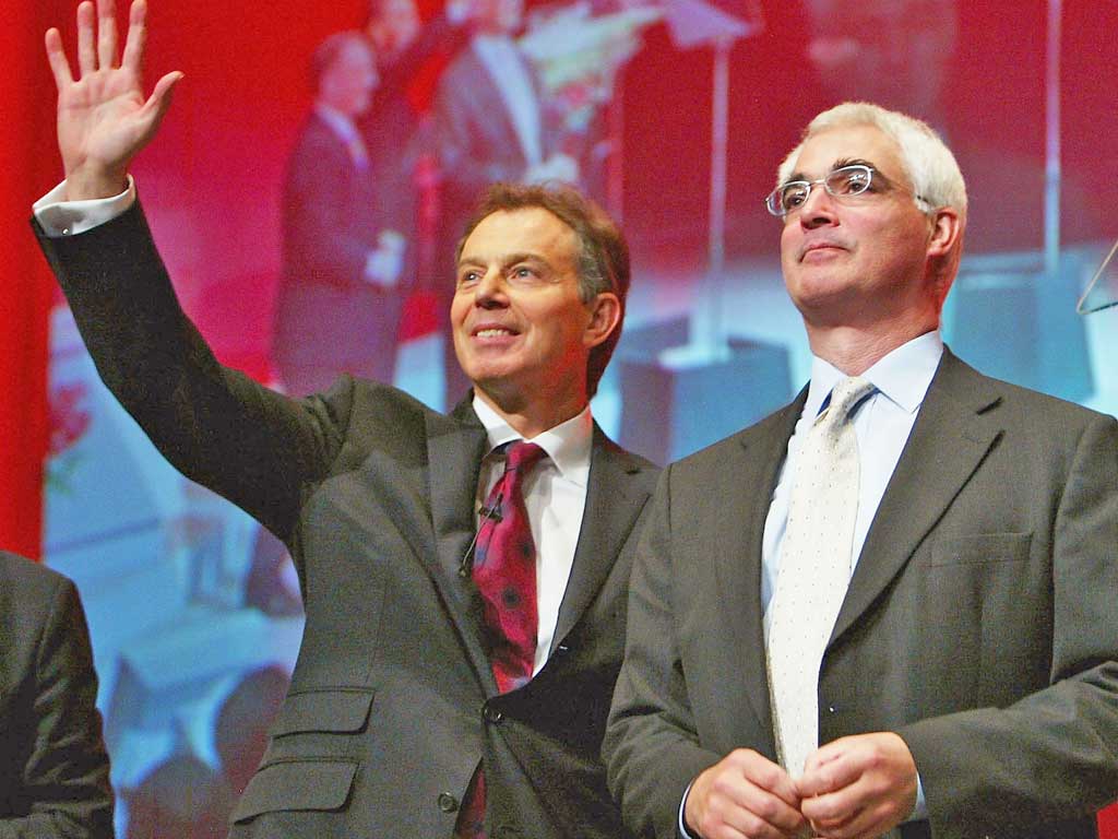 Tony Blair gave Mr Darling several top jobs in cabinet before his role as chancellor