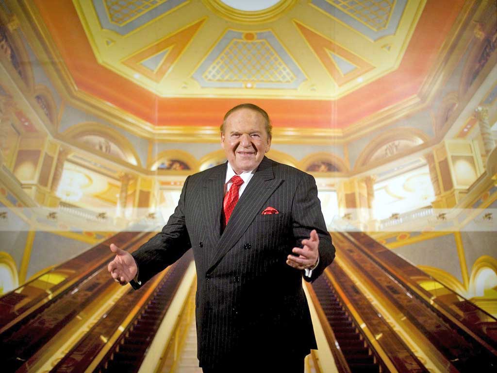 Las Vegas Sands chief executive Sheldon Adelson