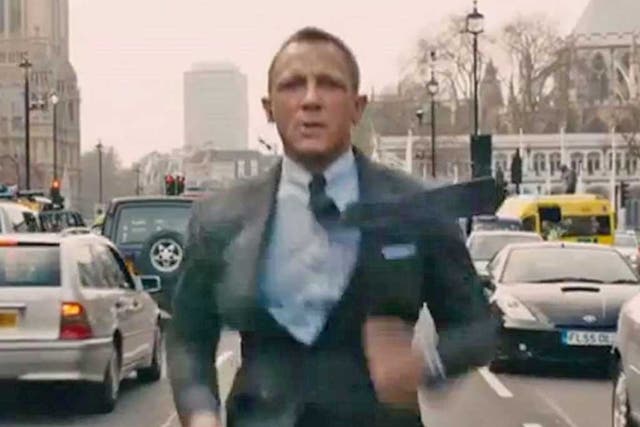 Trailer of Bond's new film, Skyfall