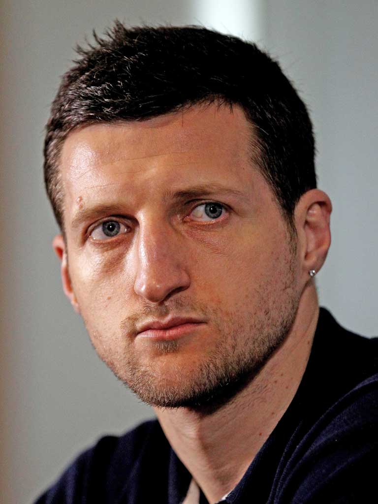 Carl Froch looks a different, lesser, fighter in
the wake of his seven bouts against the best
in the world