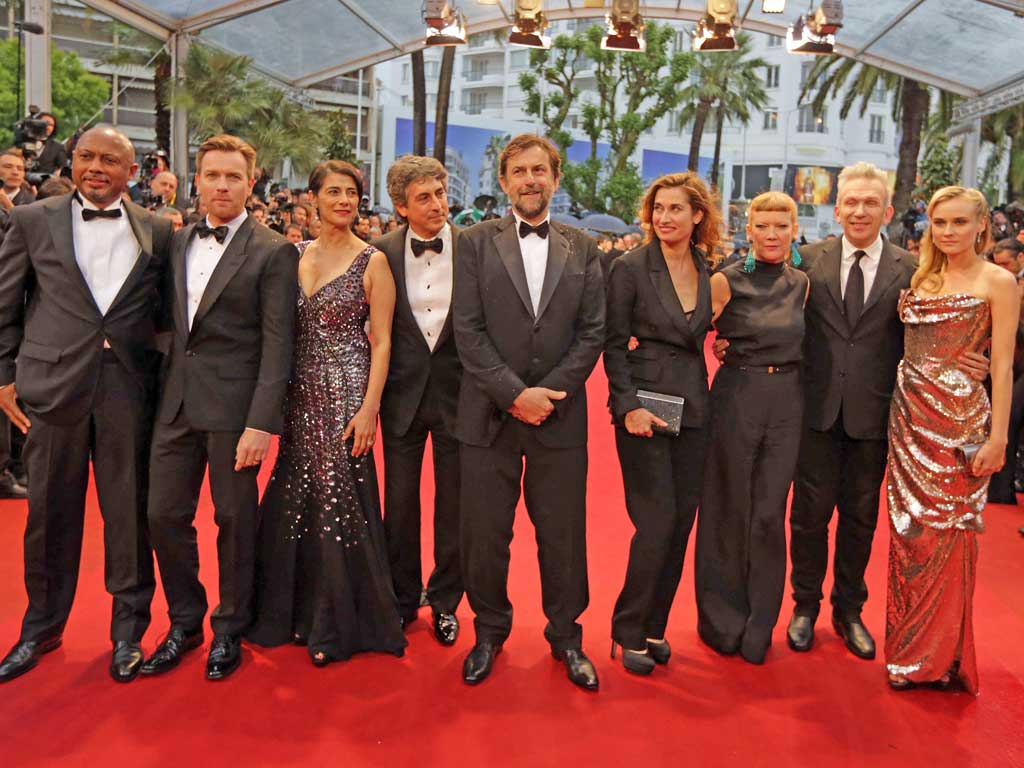 Members of the jury at the Cannes festival