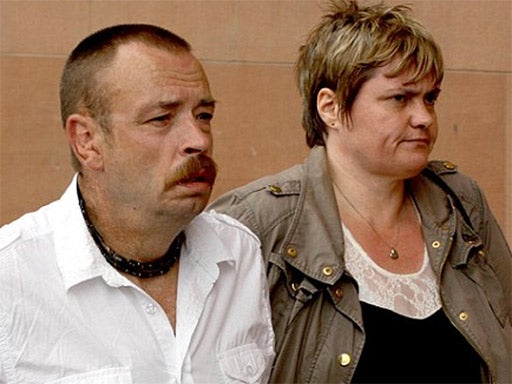 Caroline Cartwright, pictured with husband Steve, received an Asbo in 2010 for being too loud. Neighbours in Newcastle said their sex sessions sounded like 'murder'