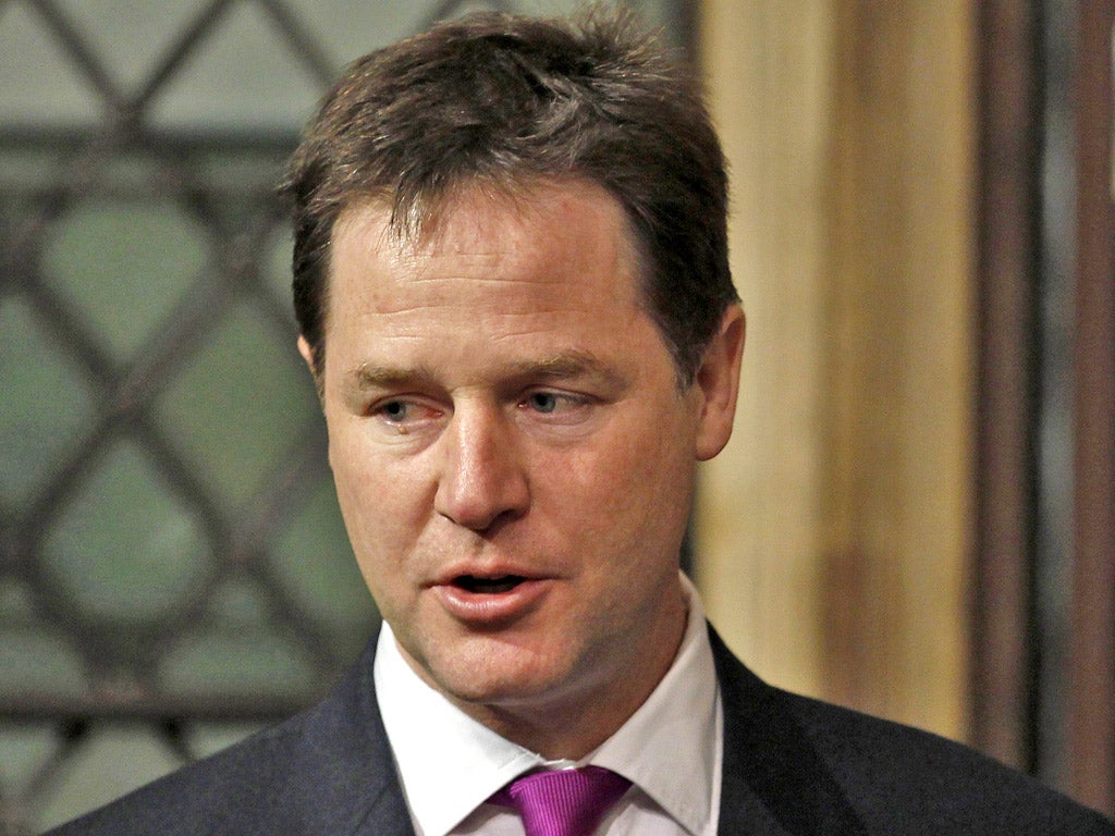 Clegg: 'Many other countries have taken this progressive step and I think it's about time Britain joined them'
