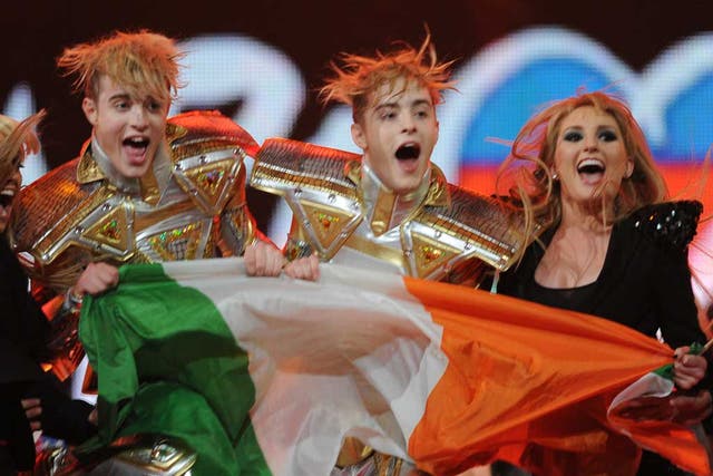 Jedward have made it through to their second Eurovision Song Contest final