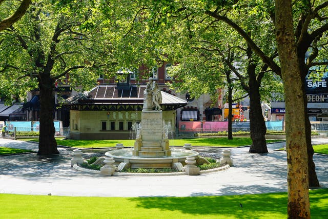 Westminster City Council undated handout photo of the revamped Leicester Square in central London which is being reopened later today to show off its ¨£15.3 million makeover.