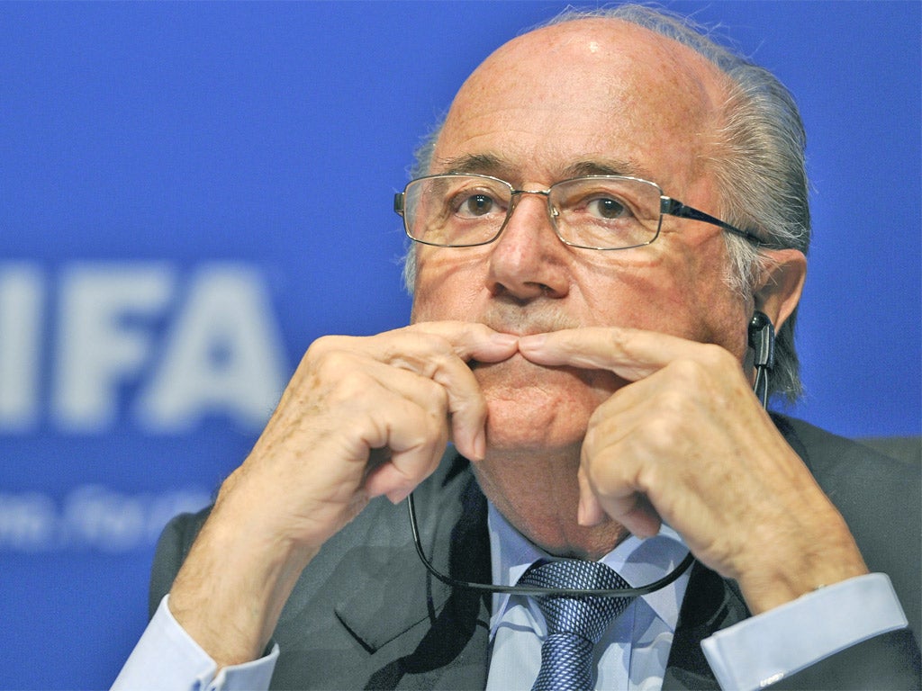Sepp Blatter is in his fourth term as the president of Fifa