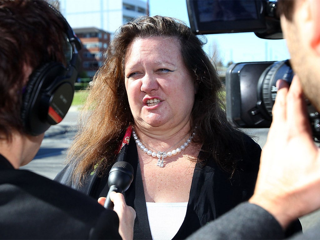 In March, Forbes estimated Gina Rinehart to be worth $18bn