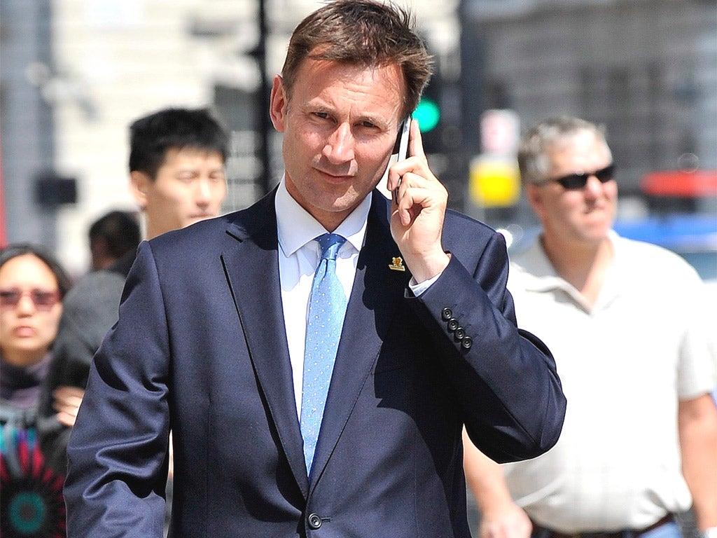 Jeremy Hunt's (pictured) former special adviser, Adam Smith, will be asked what he told News Corp about Mr Hunt's consideration of its planned £8bn takeover of BSkyB