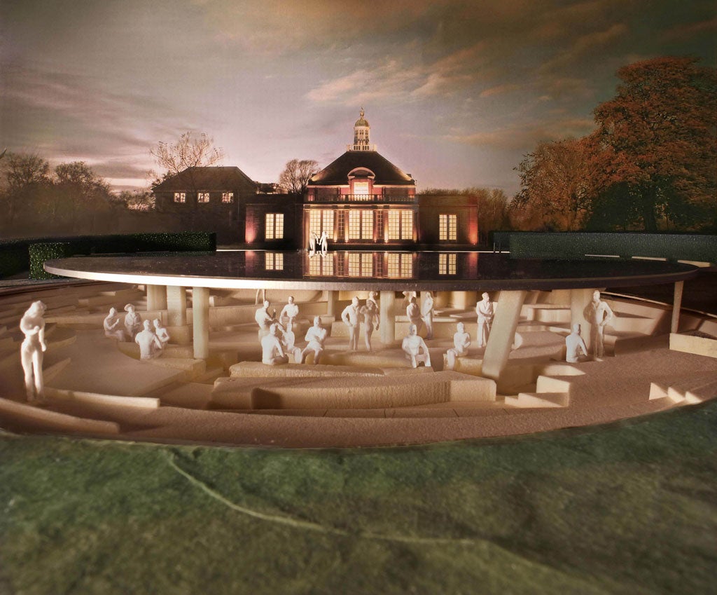 Hole truth: An artist's impressions of the forthcoming Serpentine Gallery Pavilion in Hyde Park, London