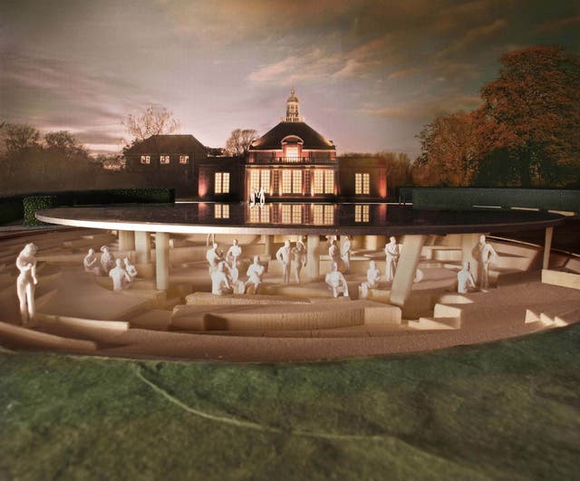 Hole truth: An artist's impressions of the forthcoming Serpentine Gallery Pavilion in Hyde Park, London 