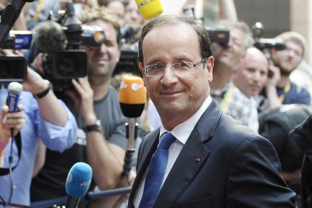 Consensual shift: Hollande may be willing to seek group support