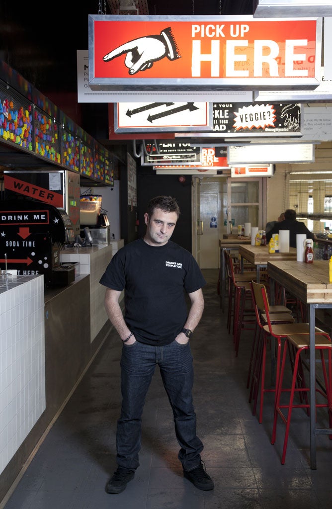 Burger expert Yianni Papoutsis is owner of the Meatwagon van and MeatLiquor restaurant