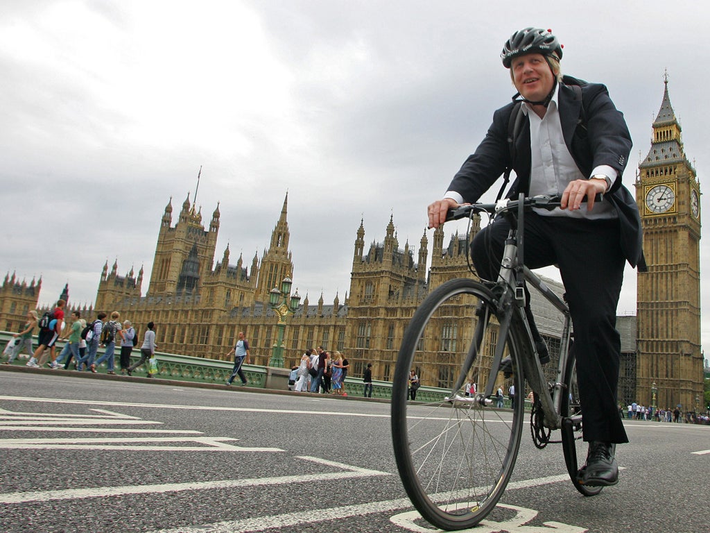 Boris Johnson launched London's cycle-hire scheme