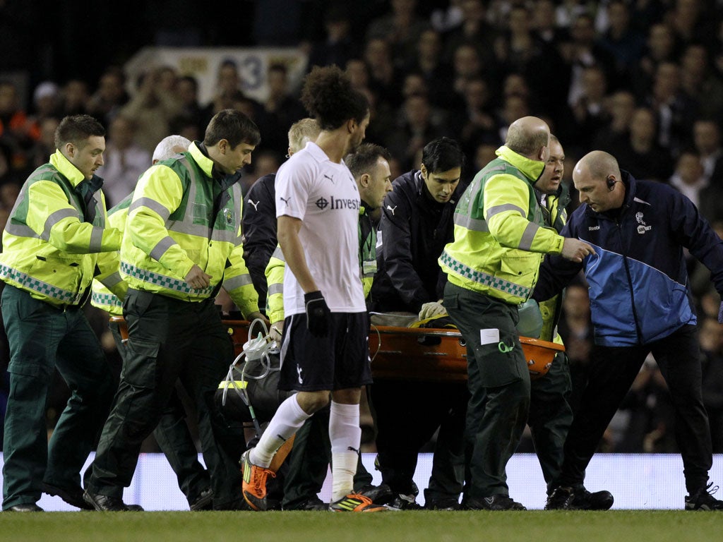 Howard Webb was in charge when Fabrice Muamba collapsed at White Hart Lane