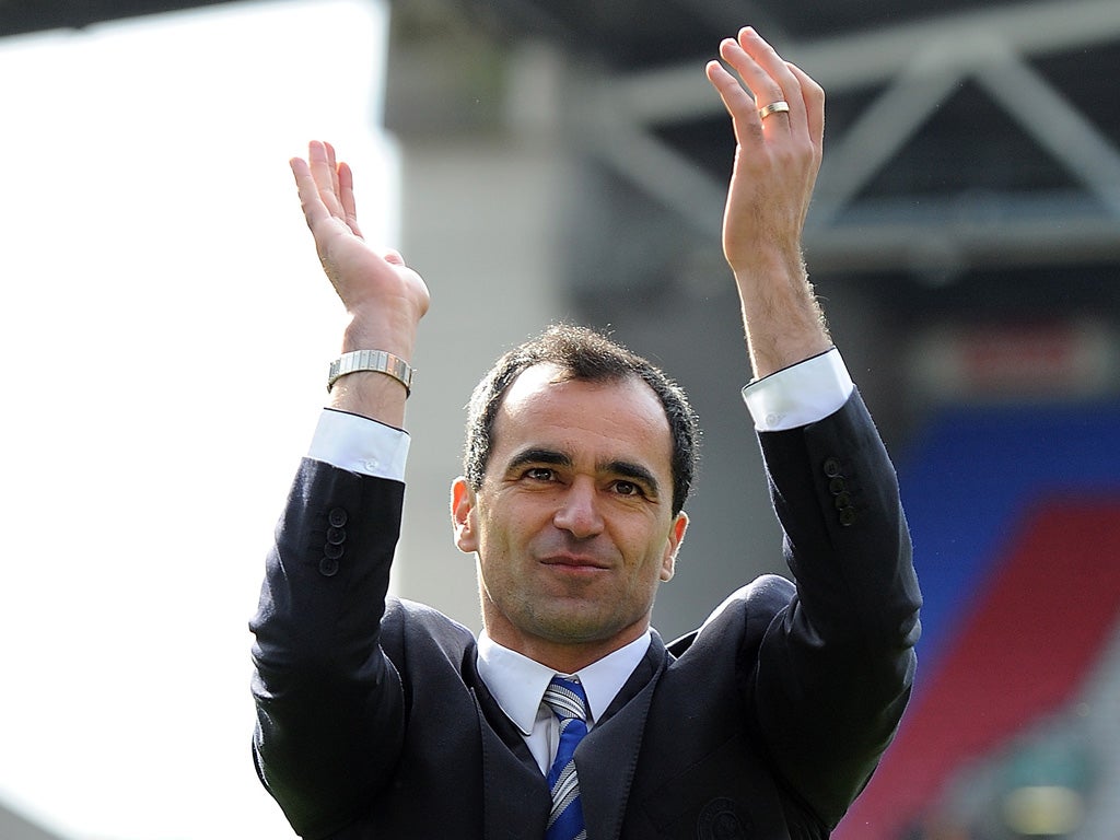 Roberto Martinez masterminded Wigan's escape from relegation